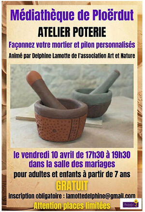 Atelier Poterie 29 mai