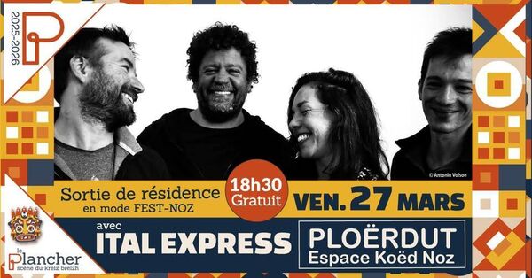 Illustration de l'article : Ital Express quartet de Fest-Noz - Sortie de résidence