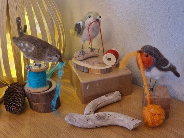 Illustration de l'article : Atelier Créatif : "Oiseaux en Laine Feutrée"