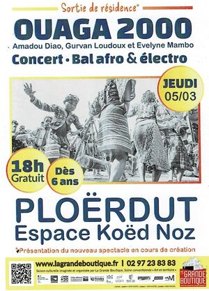 Présentation du nouveau spectacle en cours de création "Ouaga 2000"