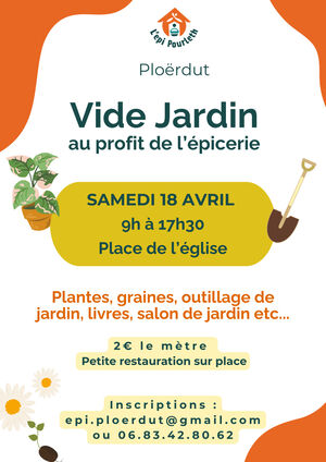 Vide jardin au profit de l'épicerie de Ploërdut
