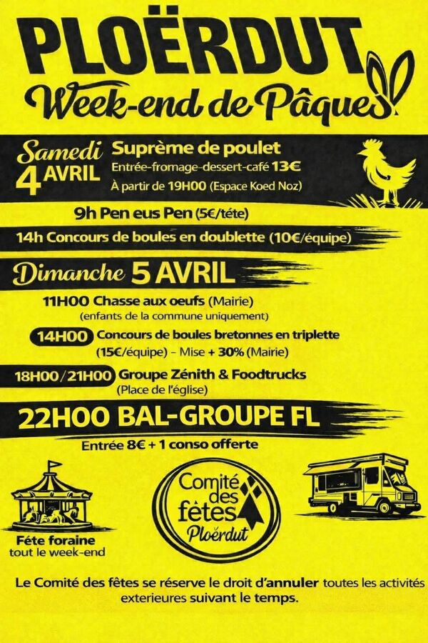 Illustration de l'article : Week-end de Pâques